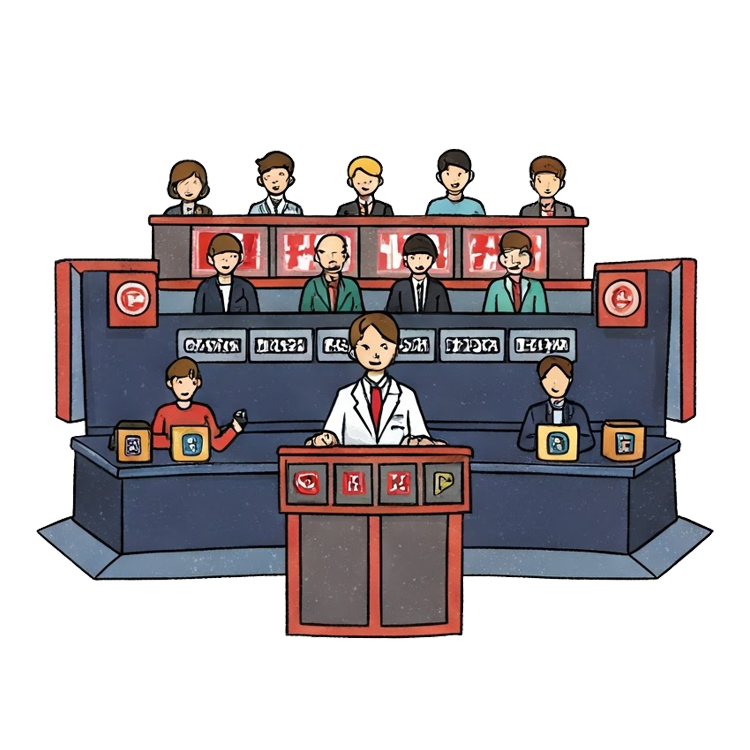 game show แปลว่า รายการโทรทัศน์ประเภทเกมโชว์