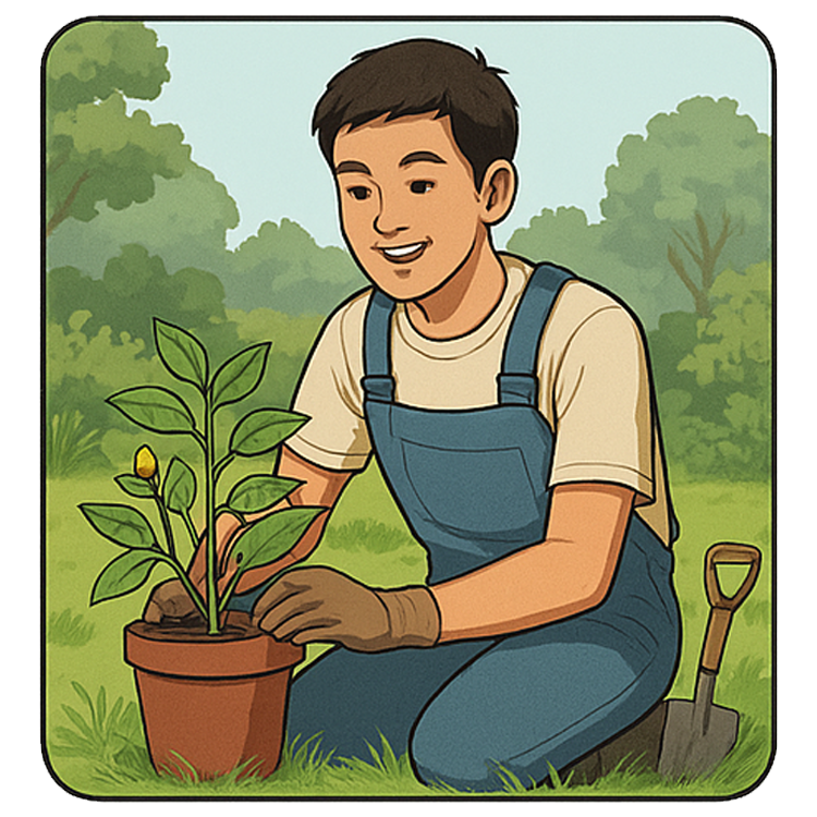 gardener แปลว่า ชาวสวน