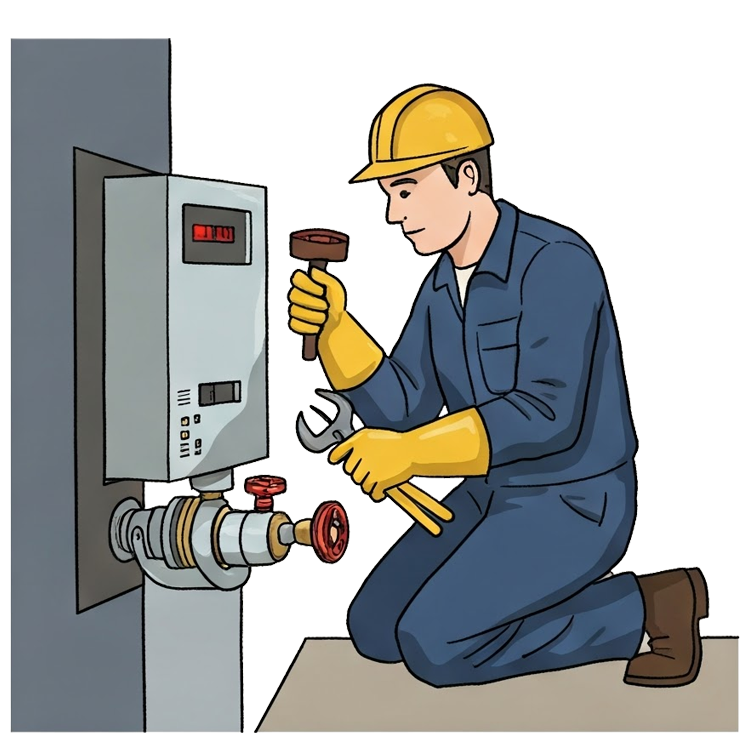 gas fitter แปลว่า ช่างติดตั้งอุปกรณ์เกี่ยวกับแก๊ซ