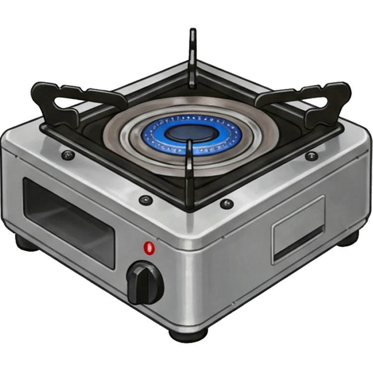 gas stove แปลว่า เตาแก๊ส