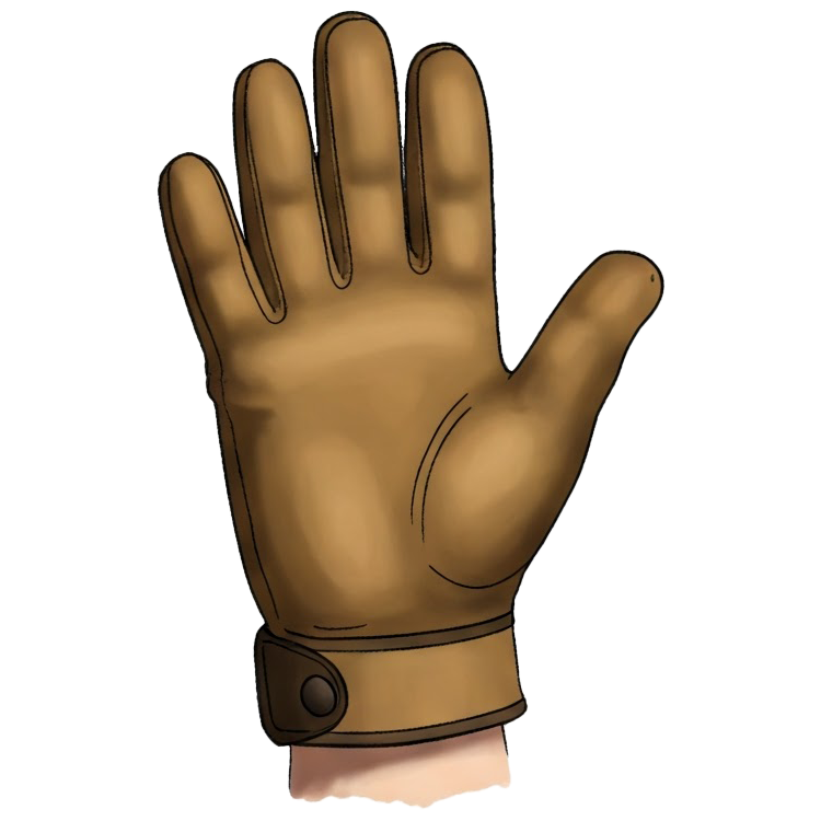 glove แปลว่า สวมถุงมือ