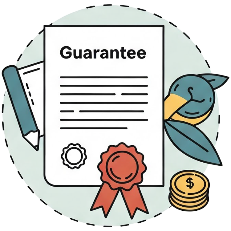 guarantee แปลว่า รับประกัน