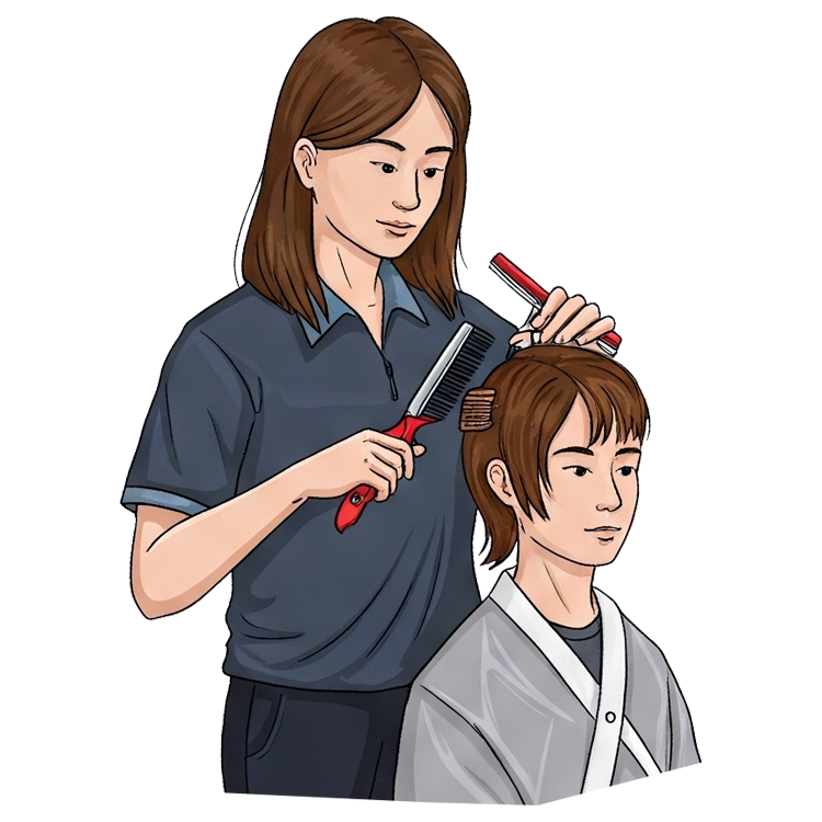 hairdresser แปลว่า ช่างทำผม