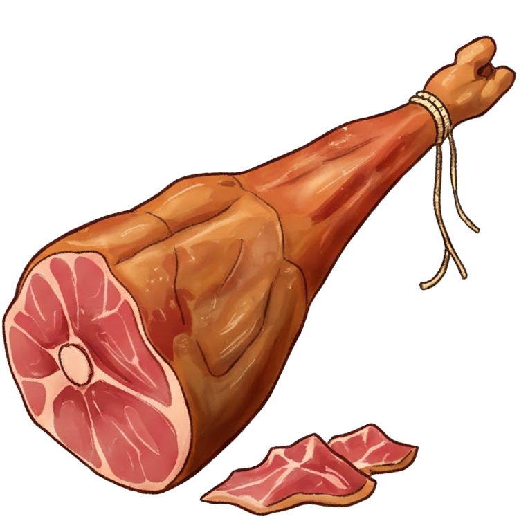 ham แปลว่า เนื้อขาหมูรมควัน