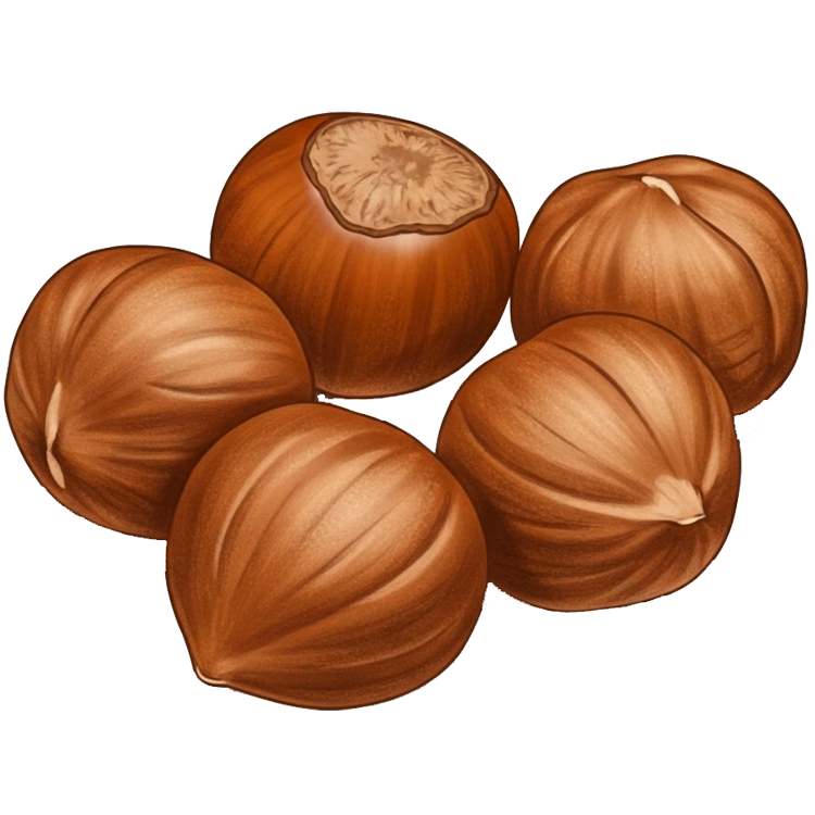 hazelnut แปลว่า ผลของต้น hazel มีเปลือกแข็ง