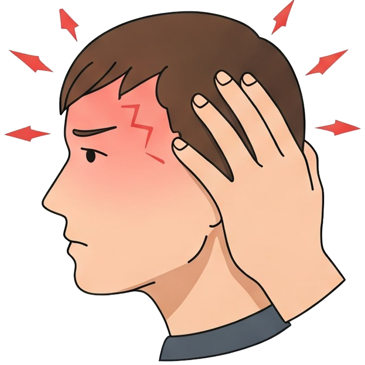 headache แปลว่า อาการปวดศีรษะ