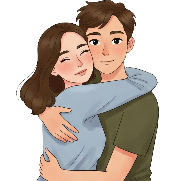 hug แปลว่า กอด