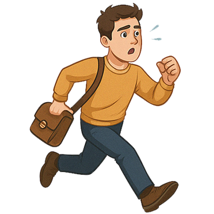 hurry แปลว่า เร่งรีบ