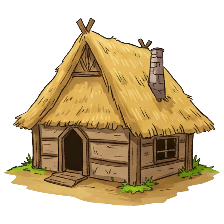 hut แปลว่า กระท่อม