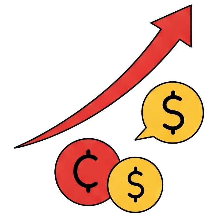 increase แปลว่า เพิ่ม