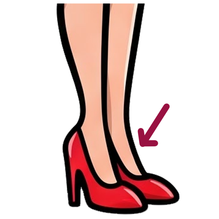 instep แปลว่า หลังเท้า