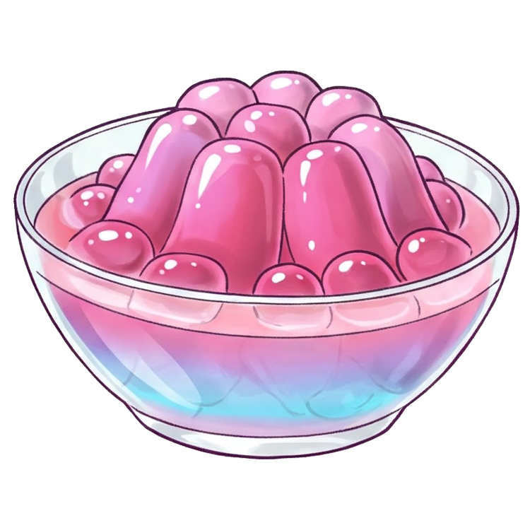 jelly แปลว่า วุ้น,เยลลี่
