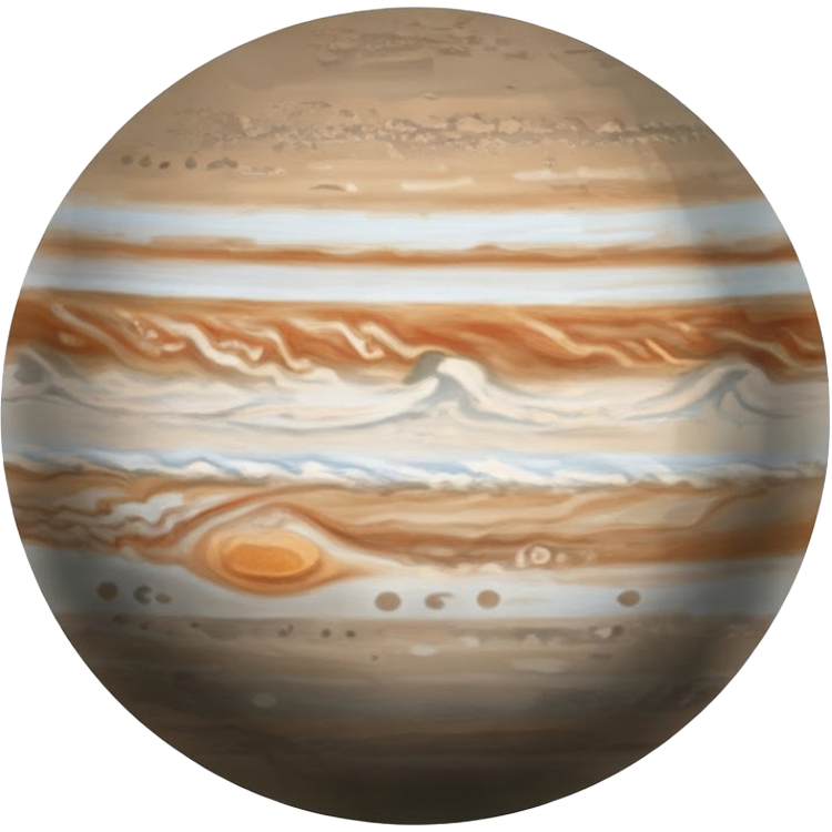 ่Jupiter แปลว่า ดาวพฤหัสบดี