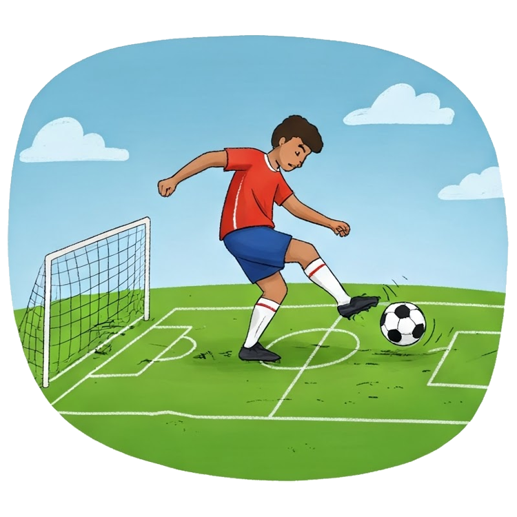 kick out แปลว่า เตะบอลออกจากสนาม