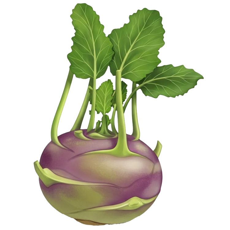 kohlrabi แปลว่า กะหล่ำปม