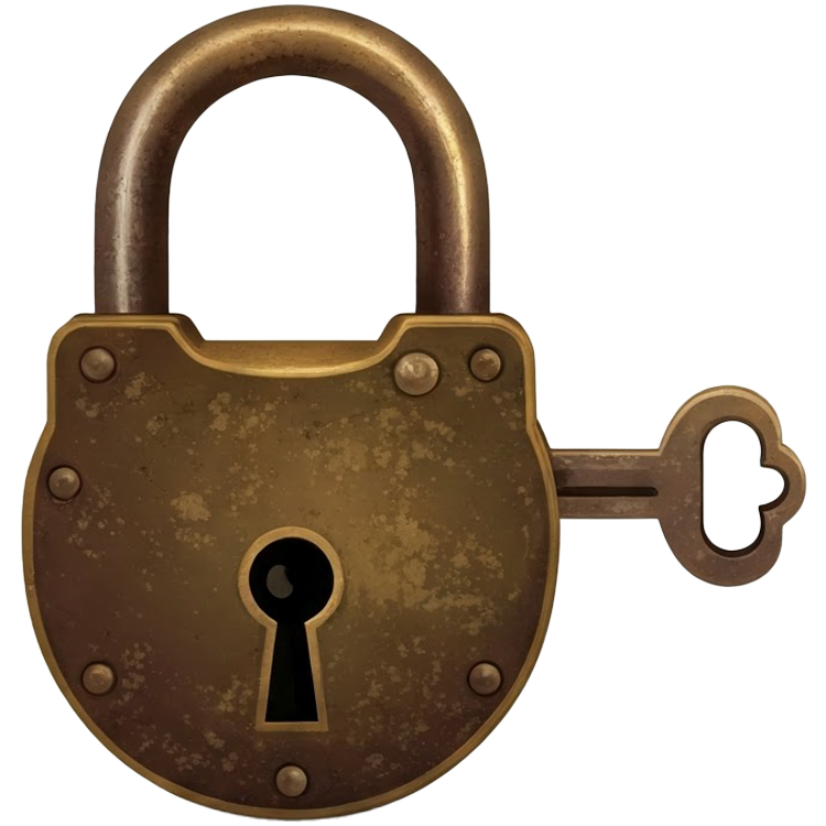 lock แปลว่า เก็บไว้และใส่กุญแจ