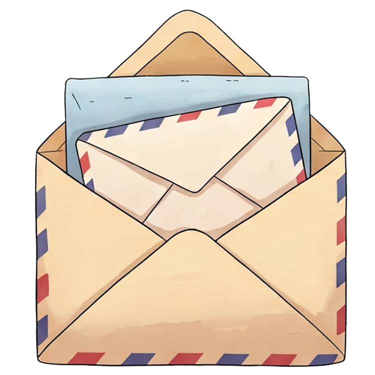 mail แปลว่า ส่งทางไปรษณีย์