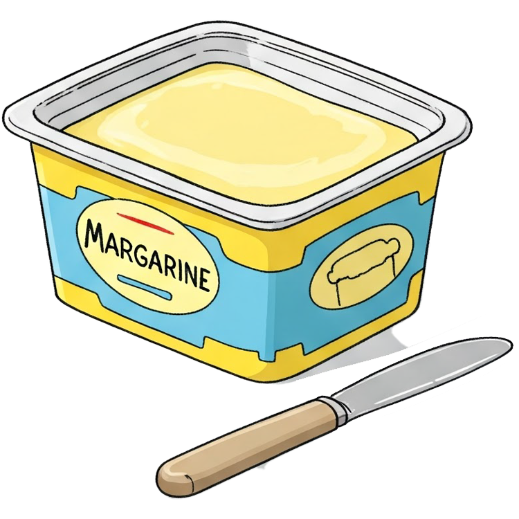 margarine แปลว่า เนยเทียม