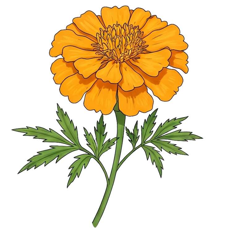 marigold แปลว่า ดอกดาวเรือง