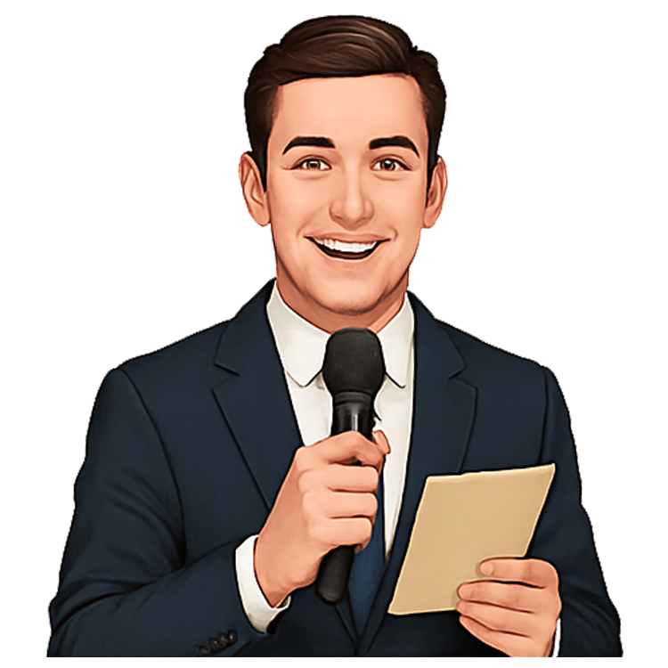 master of ceremonies แปลว่า พิธีกร