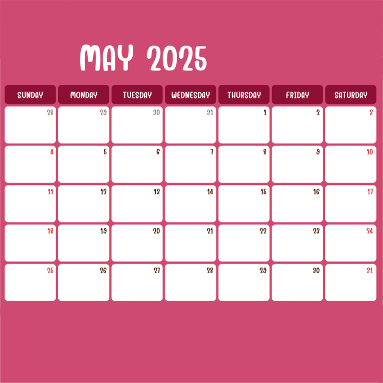 May แปลว่า เดือนพฤษภาคม