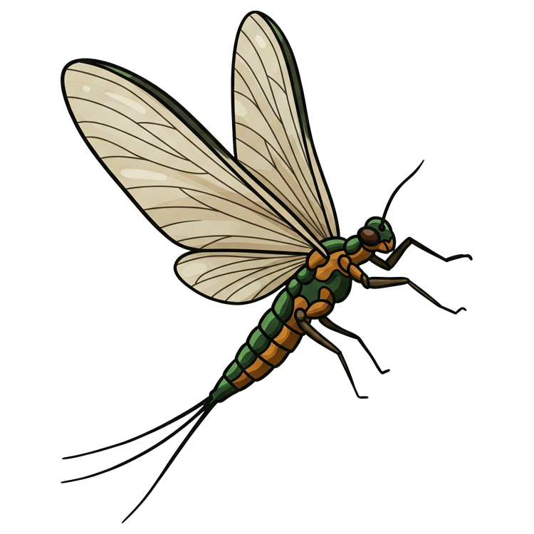 mayfly แปลว่า แมลงเม่า