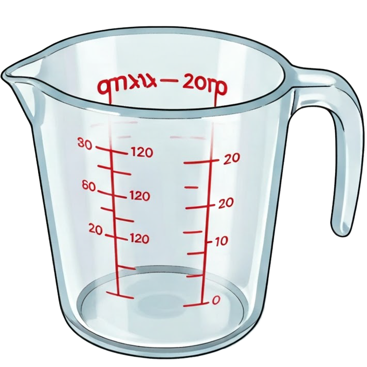 measuring cup แปลว่า แก้วตวงน้ำ