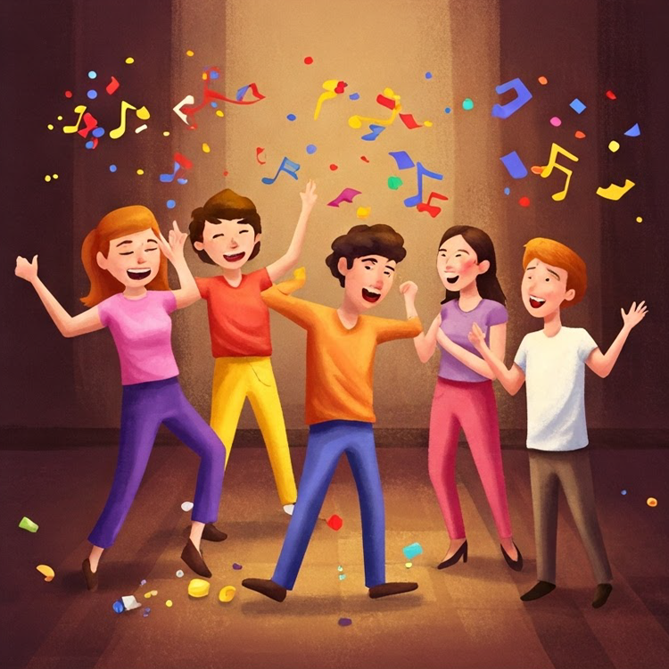 mirth แปลว่า ความรื่นเริง