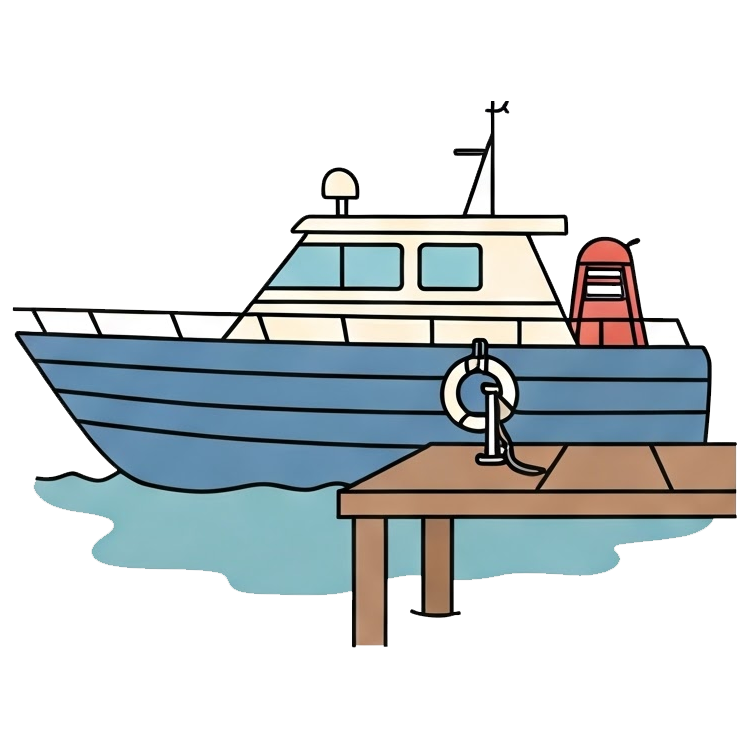 moor แปลว่า จอดเรือ