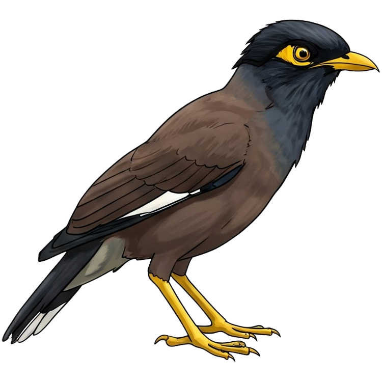 myna แปลว่า นกขุนทอง