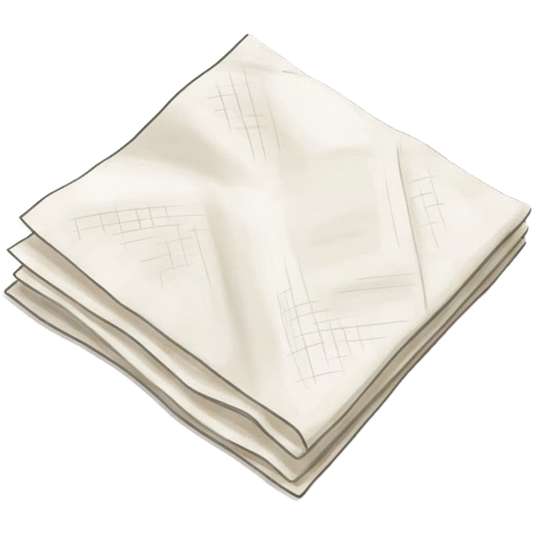 napkin แปลว่า ผ้าเช็ดปาก