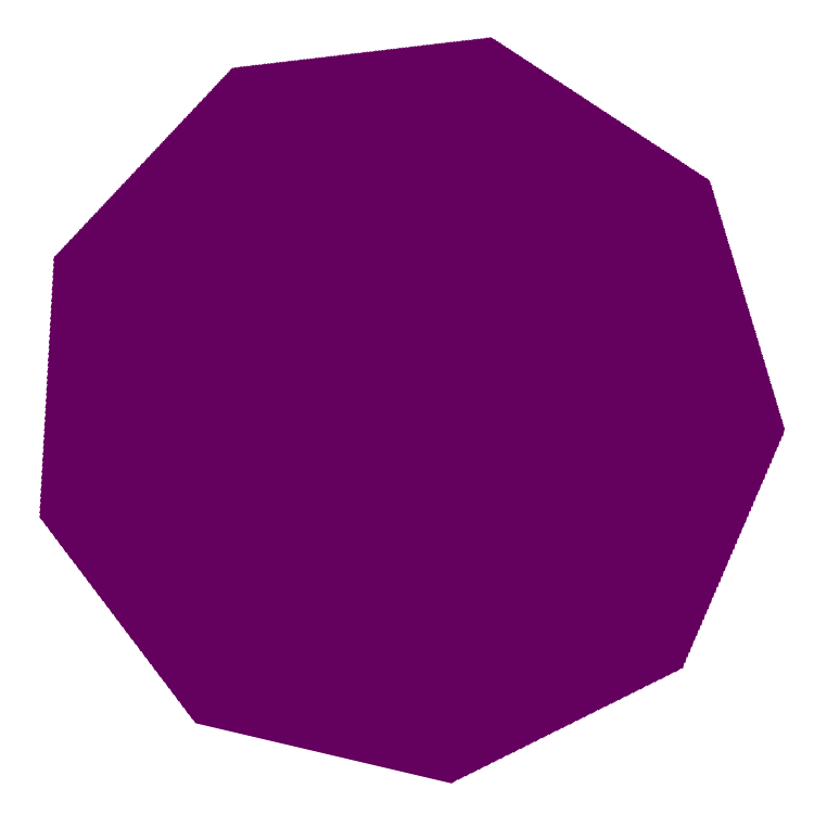 nonagon แปลว่า รูป 9 เหลี่ยม 9 ด้าน