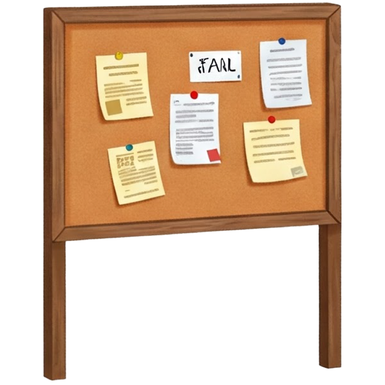 notice แปลว่า ประกาศ