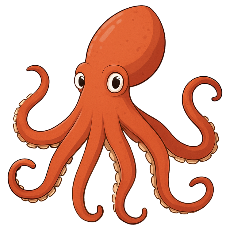 octopus แปลว่า ปลาหมึกยักษ์
