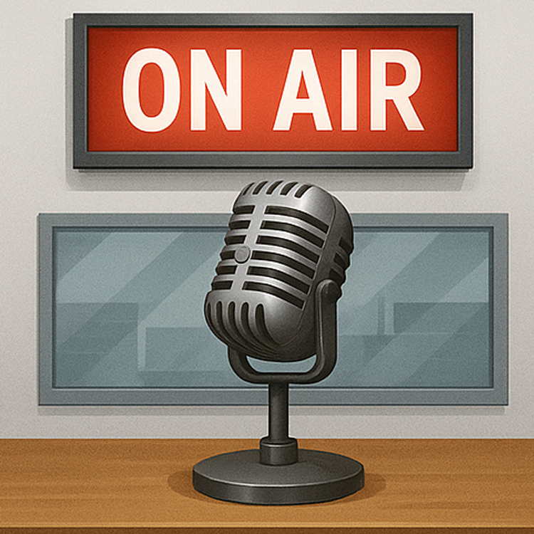 on the air แปลว่า กำลังถ่ายทอด