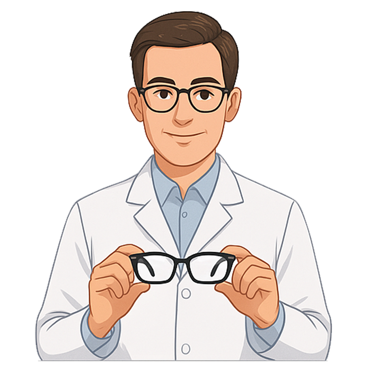 optician แปลว่า ผู้ขายอุปกรณ์เกี่ยวกับสายตา