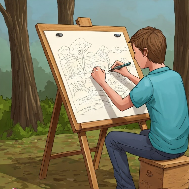 outline แปลว่า ร่างภาพ