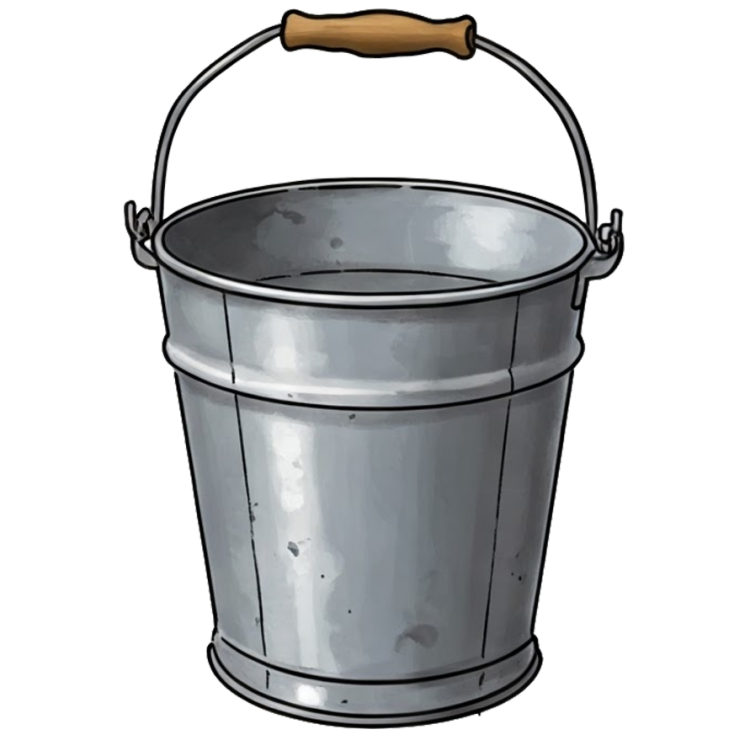 pail แปลว่า ถังน้ำ