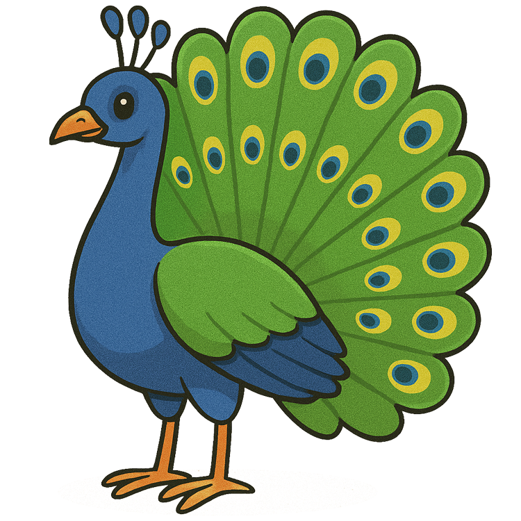 peacock แปลว่า นกยูง