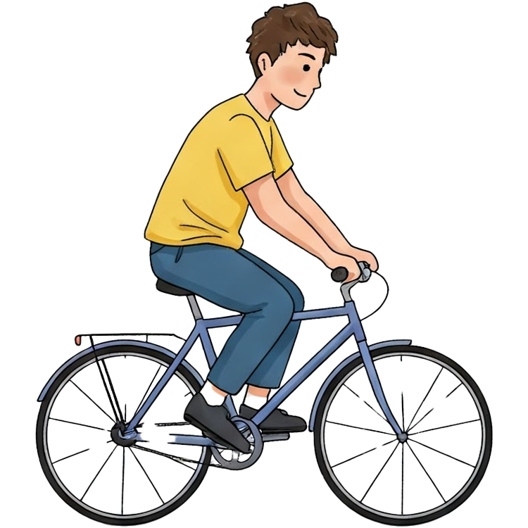 pedal แปลว่า ถีบจักรยาน