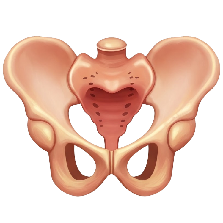 pelvis แปลว่า กระดูกเชิงกราน