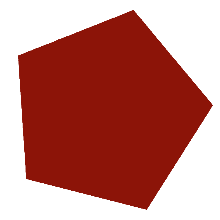 pentagon แปลว่า รูป 5 เหลี่ยม 5 มุม