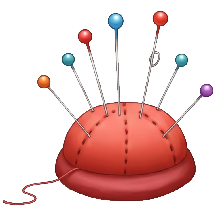 pincushion แปลว่า หมอนปักเข็มหมุด