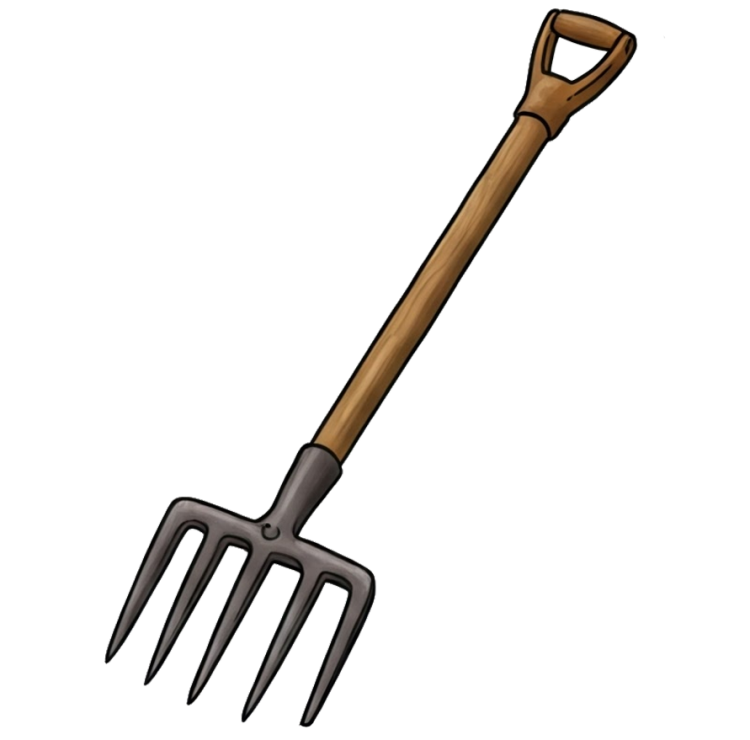 pitchfork แปลว่า คราด