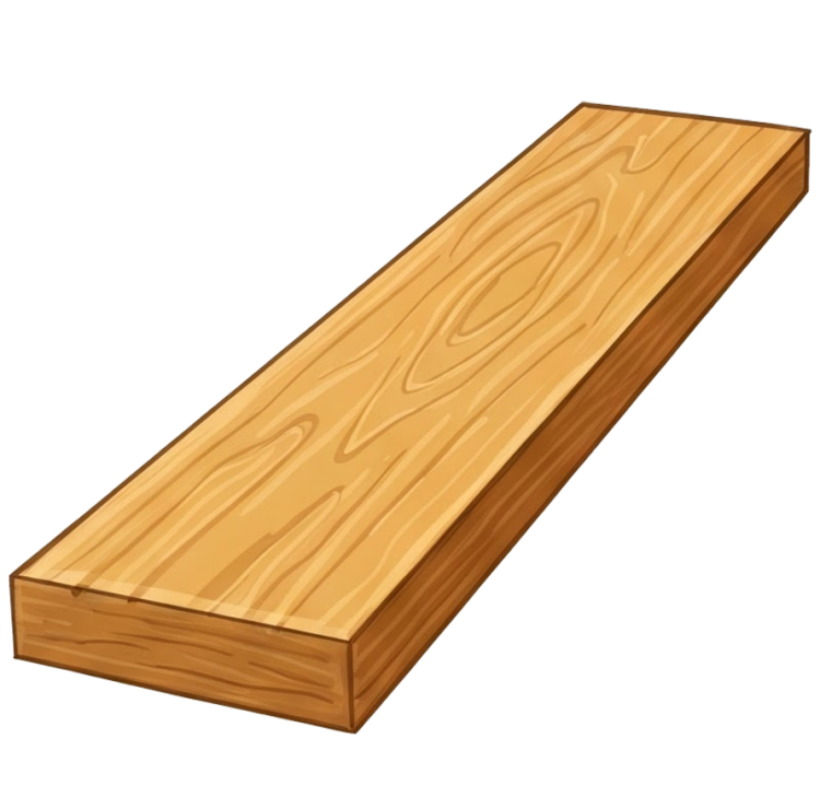 plank แปลว่า ไม้กระดาน