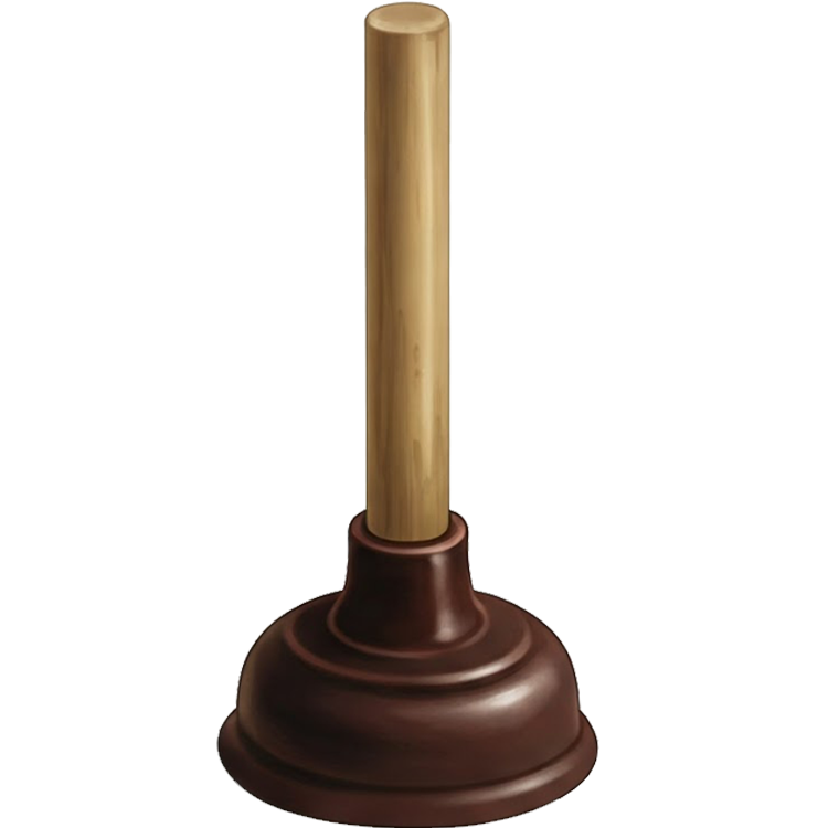 plunger แปลว่า เครื่องมือสำหรับดูดท่อน้ำทิ้ง