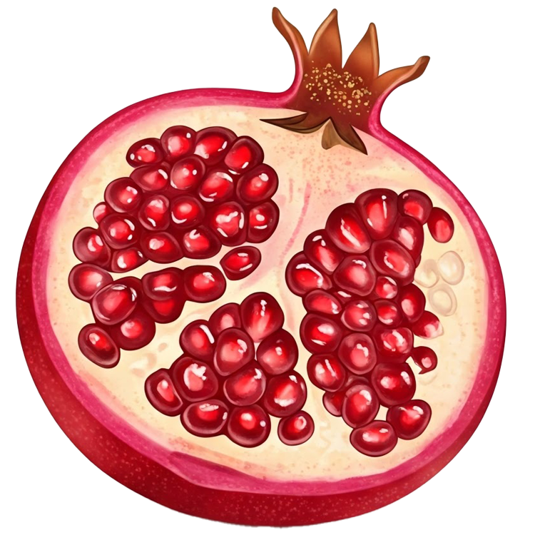 pomegranate แปลว่า ผลทับทิม