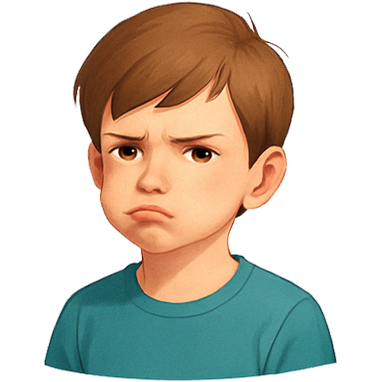 pout แปลว่า ทำปากยื่นแสดงความไม่พอใจ