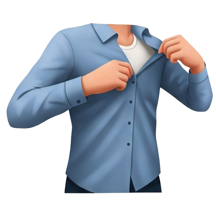 put into แปลว่า ใส่ (เสื้อผ้า)