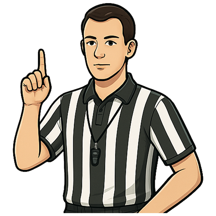 referee แปลว่า ผู้ตัดสินกีฬา